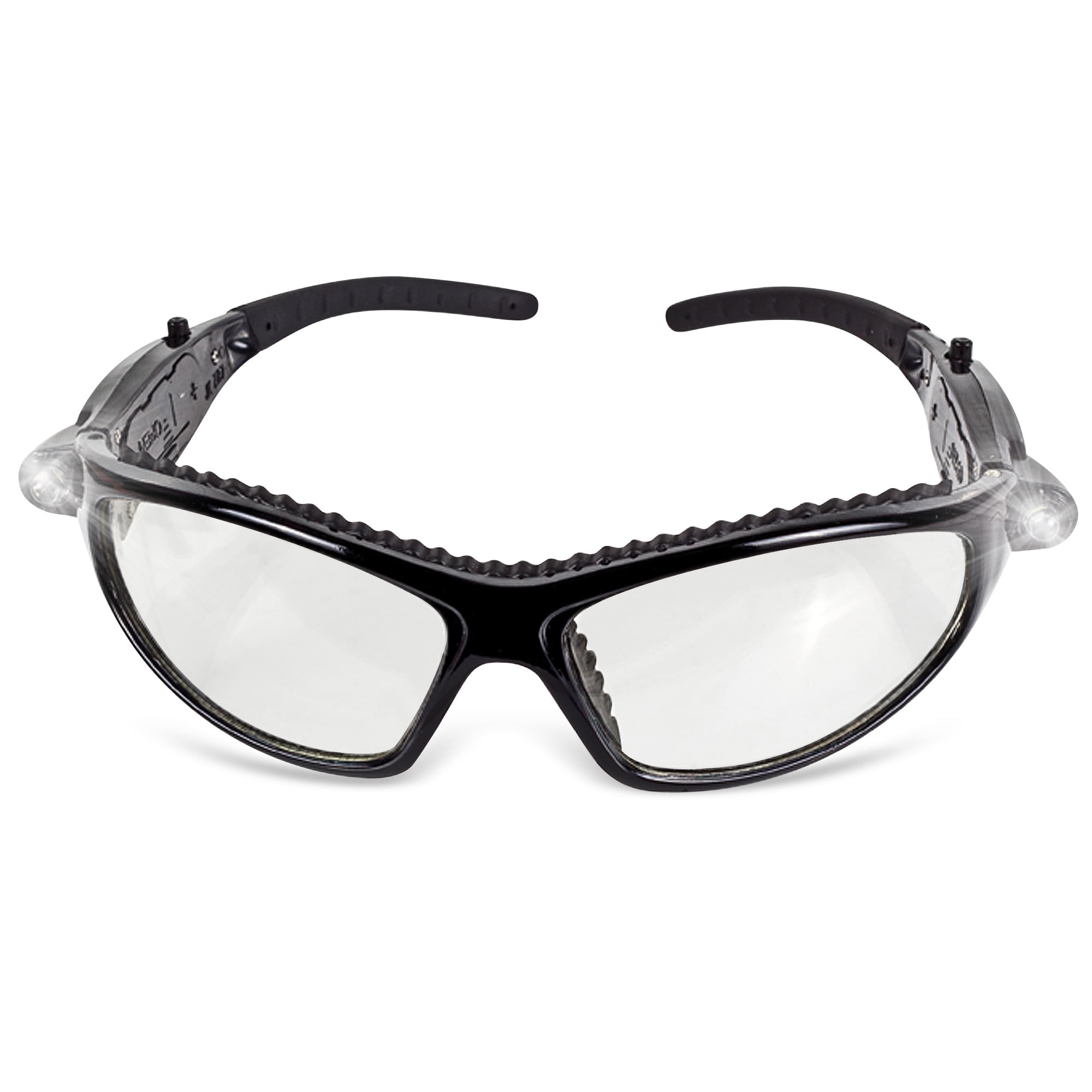 Safety Glasses With LED High Beam Clear Lens Padded Temple Flashlight Lights A2 for sale online 