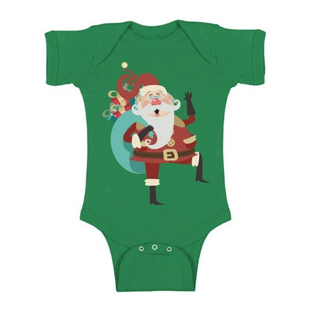 

Awkward Styles Ugly Xmas Baby Outfit Bodysuit Christmas Cartoon Romper