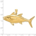 thumbnail image 2 of FJC Finejewelers 14k Yellow Gold 3d Skipjack Tuna Fish Charm, 2 of 5