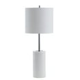 thumbnail image 5 of JONATHAN Y Aksel 25.5" Marble LED Table Lamp, White/Chrome, JYL2007A, 5 of 8