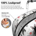 thumbnail image 5 of French Bulldog and Stars White Pattern Insulated Leakproof Lunch Box for Work, Lunch Bag for Women Men, Loncheras Para Mujer for Beach Travel Picnic Camping, 5 of 6