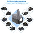 thumbnail image 5 of V6V7V8  Battery Adapter for Dyson V6 V7 V8,for Craftsman 20V V20 Lithium Battery Work for Dyson SV04 SV03 VTC4 DC59 DC58 DC62 SV09 for V6 Animal Motorhead V6 Slim Cordless Vacuum Battery Replacement, 5 of 5