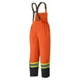 thumbnail image 2 of Pioneer Hi Vis Waterproof Heavy Duty Work Safety Bib Pants - 300D Trilobal Ripstop Safety Bib Suit - Hi-Vis Orange, 2 of 6