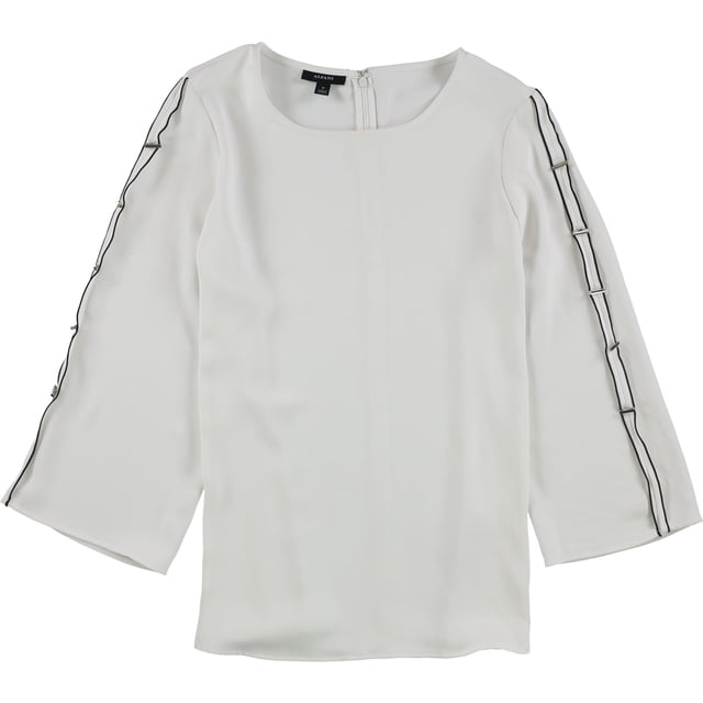 Blusa Alfani de Manga adornada Mujer Blanca Mediana Pull-over