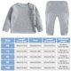 thumbnail image 2 of Worallymy Bebé Suéter Traje Algodón Manga Larga Infantil Pijamas Ropa Traje 100cm Gris Worallymy JD735813281, 2 of 7