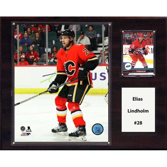 C&I Collectables 1215LINDHOLM NHL 12 x 15 in. Elias Lindholm Calgary Flames Player Plaque