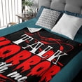 thumbnail image 3 of LHSHID Horror Movie Watching Blanket Blanket Gifts Fleece Picnic for Men Kids Summer Soft Throw Fuzzy Blankets for Couch House Travel 50x60in, 3 of 6