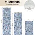 thumbnail image 4 of Lue Ethnic Geometric Pattern Kitchen Rugs Sets Of 3,Kitchen Runner Rugs Non Skid Washable,Decorative Kitchen Floor Mats for Kitchen,Sink,Laundry,17"x30"+ 17"x47" + 17"x59", 4 of 6