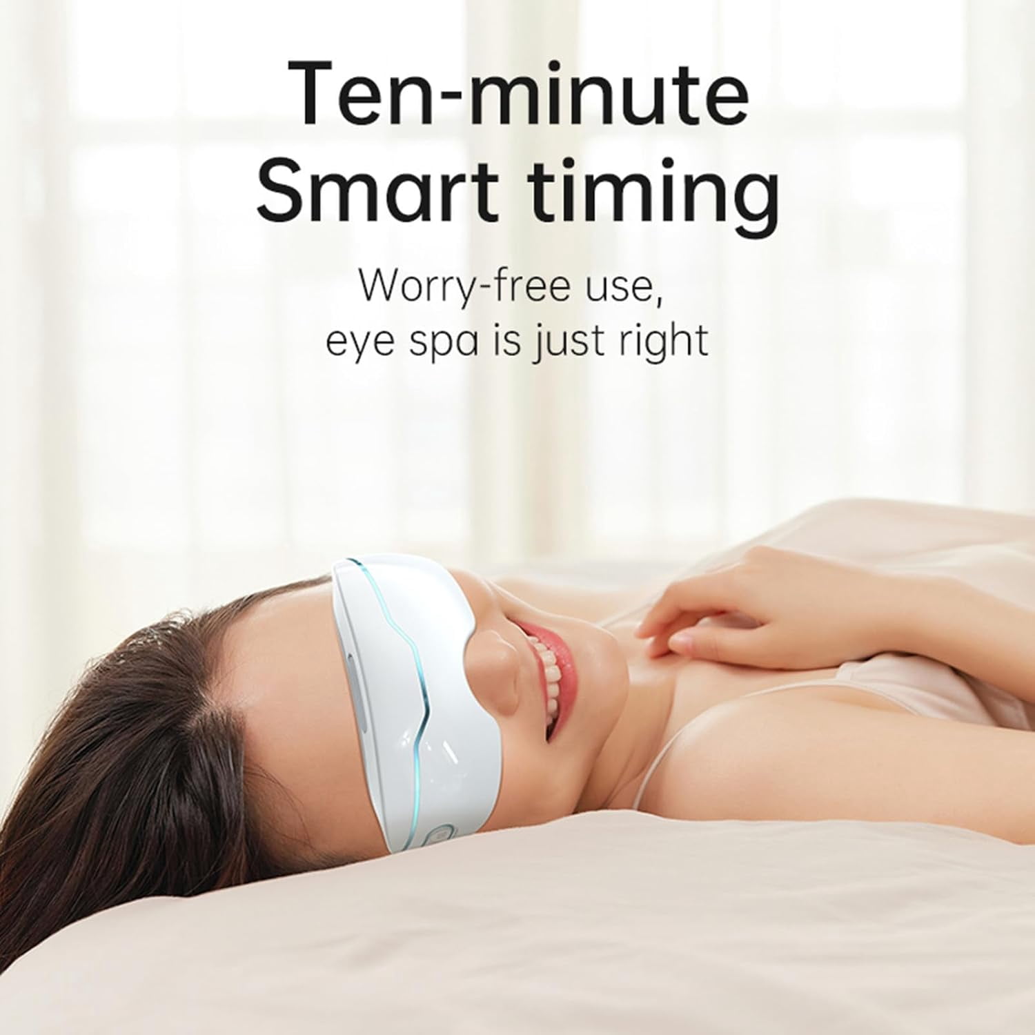 Steam Eye Mask with Hot & Cold Nano Mist, 2 Levels, Bluetooth