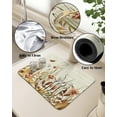 thumbnail image 5 of Fall Botanical Dish Drying Mat for Kitchen Counter, Super Absorbent Quick Dry Coffee Bar Mat Pad Thin Diatomaceous Sink Mat Non Slip Dish Drainer Mat 16''''x18'''' Farmhouse Vintage Flowers Maple Leaf, 5 of 6