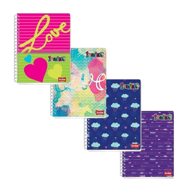Cuaderno profesional Scribe incolors de raya 100 hojas 1 pza