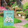 thumbnail image 2 of Hello Spring Garden Flag 12 x 18 Inch Burlap Double Sided Welcome Spring Summer Daisy Flags Vase Flower Garden Yard Flag for Seasonal Outside Outdoor Spring Summer Decoration (ONLY, 2 of 6
