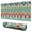 Teal and Orange, variant on Long Mouse Pads for Desk,Colorful Tribal Pattern Desk Mats on Top Of Desks, Desk Mouse Pad Extra Large with 3mm Non-Slip Base and Stitched Edge for Gaming,Office,Work,Home 31.5"x11.8"