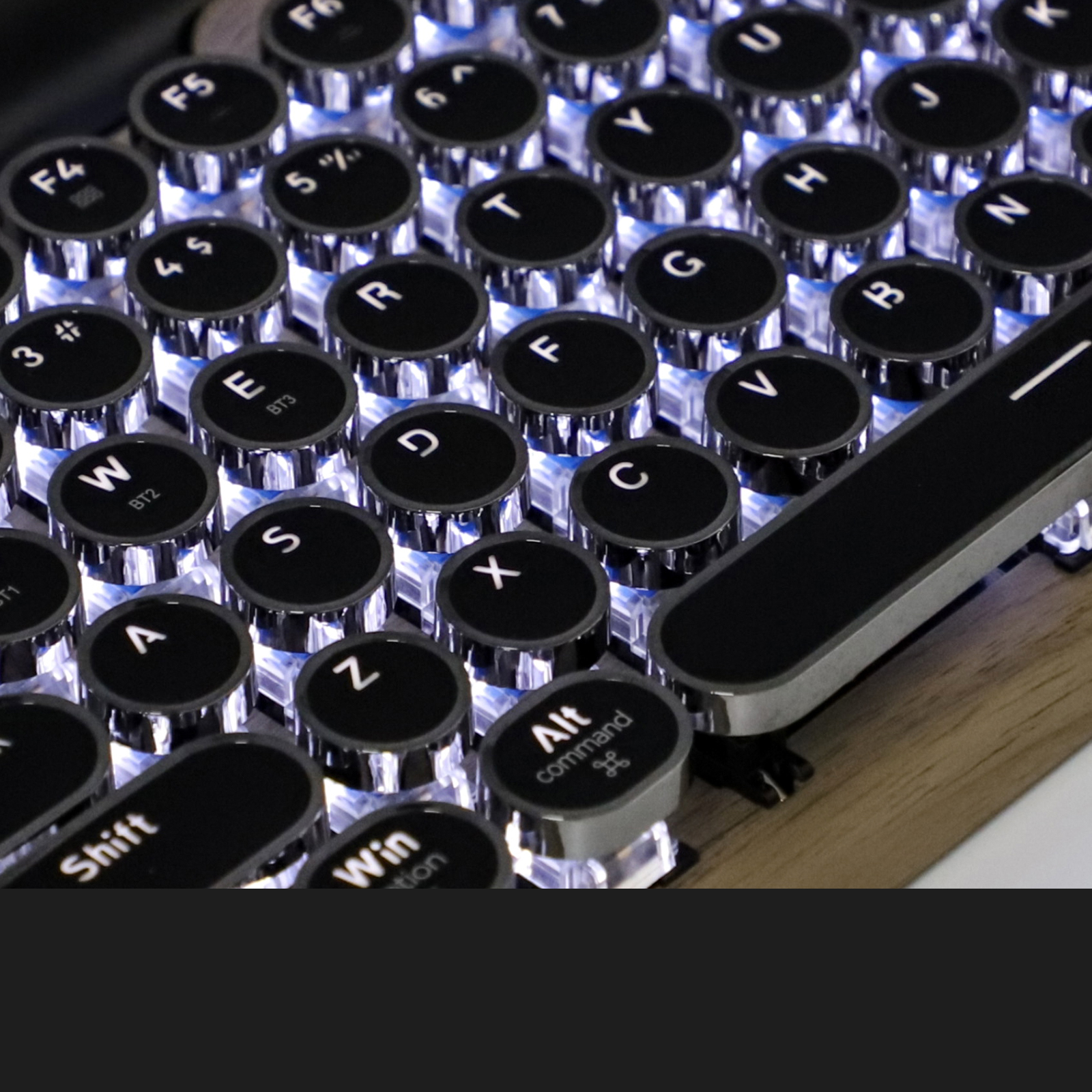 ITIGOITIE 83-Key Retro Mechanical Typewriter Keyboard photo 4