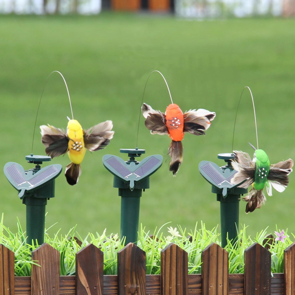 solar garden fence ornaments