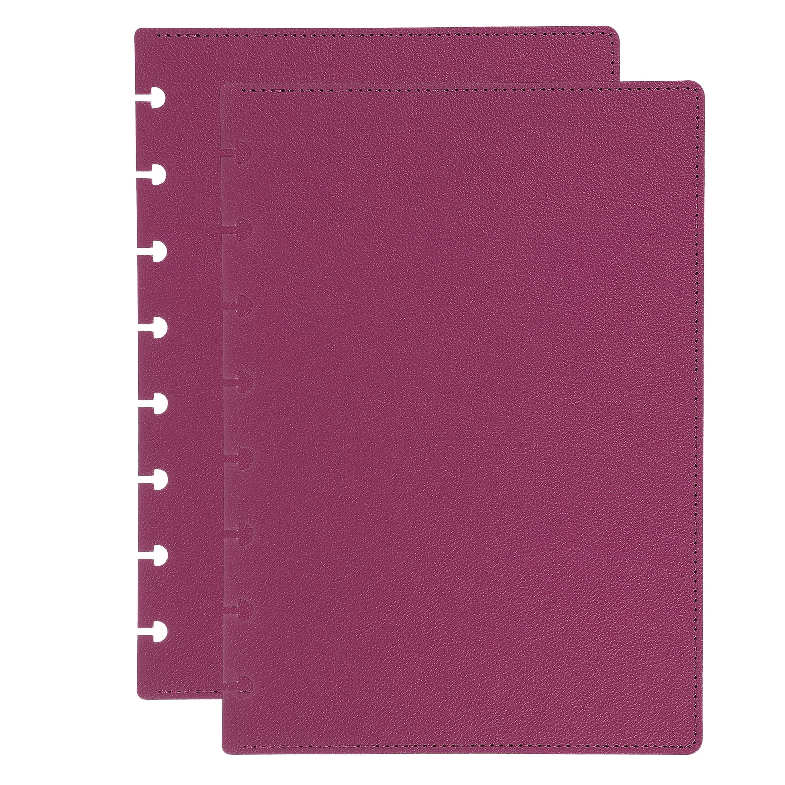 ITSYHPRO Discbound Planner Covers – 2 Sets A4, 0,6 Mm PP, Pastelkleuren, Met Paddenstoelgaten