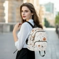thumbnail image 6 of FORMRS Mini Backpack Purse for Women Travel Daypack Casual Shoulder Bag, Ghost Design, 6 of 7