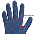 thumbnail image 4 of 1 par de guantes de nitrilo sumergido, transpirable, trabajo doméstico y jardinería guantes de manipulación, 4 of 6