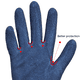 thumbnail image 4 of 1 par de guantes Guantes de manipulación de tareas domésticas y jardinería, bañados en nitrilo, transpirables, 4 of 6