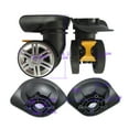 thumbnail image 6 of Jkung 1 Pair Universal Replacement Wheels Low Noise Double-Row Large Size Trolley Case Luggage Wheel Repair Travel Suitcase Parts Accessories Wheel, 6 of 8