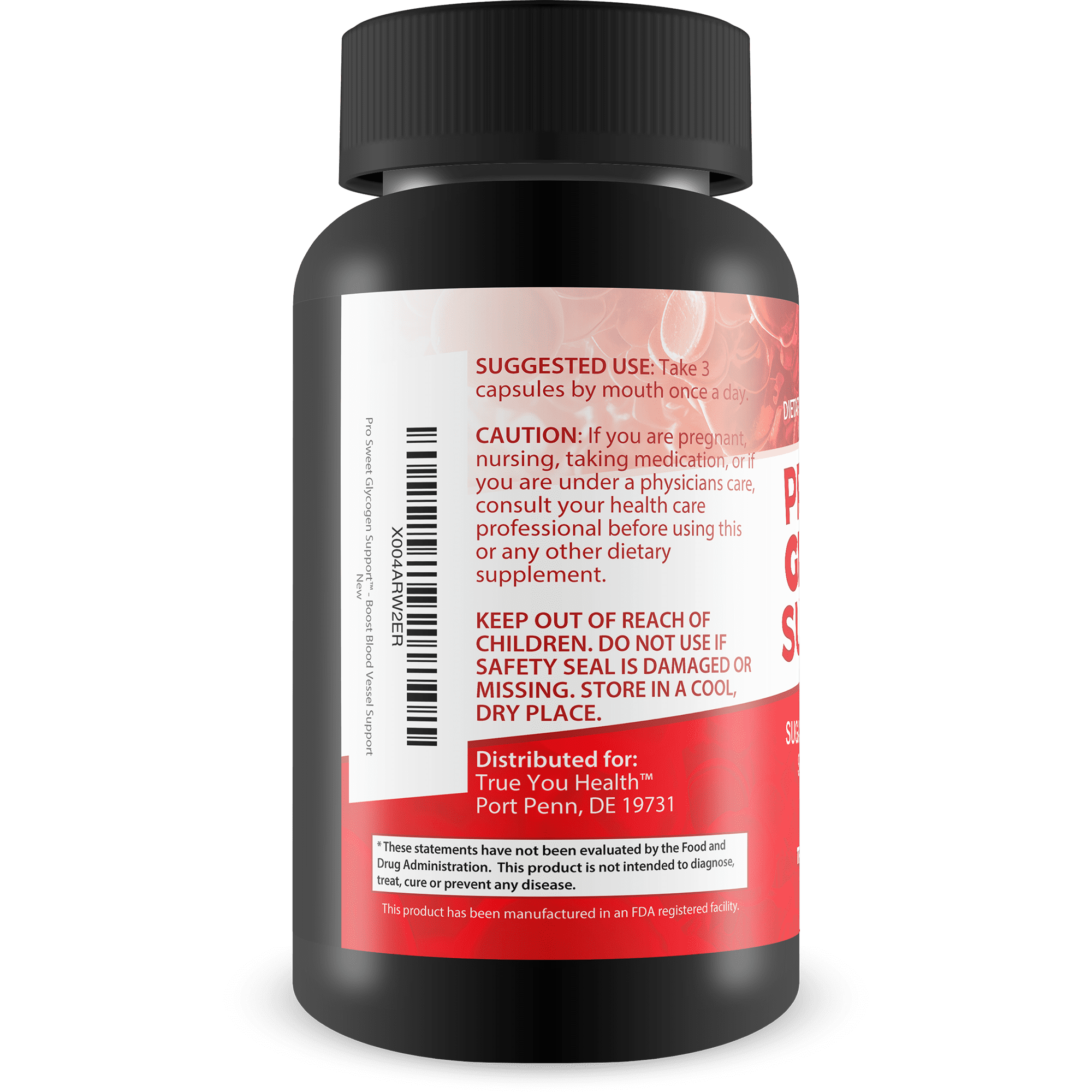 Pro Sweet Glycogen Support - Our Best Sweet Blood Support Supplement - Sugar Health Blood Health & Blood Circulation Support Supplement for Sugar Balance, Circulation Blood Boost Blood Vessel Support