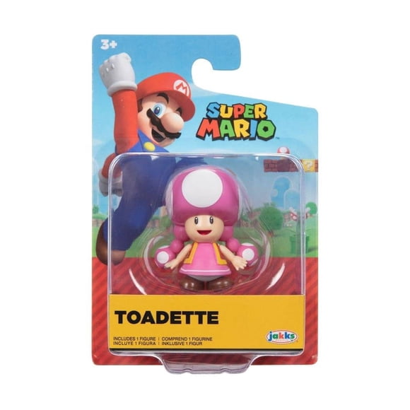 Figura Jakks Pacifc Super Mario Toadette 4 Pulgadas