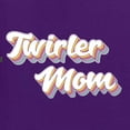 thumbnail image 5 of Wild Bobby Twirler Mom Girl Sports Women Graphic Tee, Purple, X-Large, 5 of 5