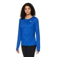thumbnail image 5 of Reebok Women's and Women's Plus Legacy Core Knit Performance Long Sleeve T-Shirt, Sizes XS-4X, 5 of 6