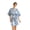 Blue, variant on Women's Satin Robe Soft Pjs Bride House Silky Comfy Fancy Valentines Day V Neck Thin Summer Sleepwear Rose X-Small