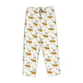 thumbnail image 6 of Fotbe Rabbit And Carrot Women's Pajama Pants,Sleepwear Pants,Pj Bottoms Drawstring And Pockets-X-Large, 6 of 7