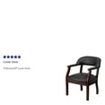 thumbnail image 3 of Flash Furniture Black LeatherSoft Conference Chair with Accent Nail Trim, 3 of 11