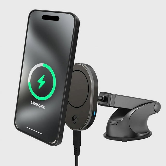 Mighty Mount Chargeur de Voiture Sans Fil MagSafe avec Ventouse (Version 2.0)