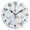 Black, variant on Blue Checkered Rabbit Pattern Wall Clock 10in Round Artistic Oil Painting Home Decor Desk Table Clock