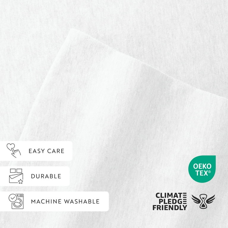 Noble Linens 100% Cotton Jersey Twin XL 4-Piece Sheet Set photo 8