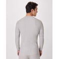 thumbnail image 2 of Hanes Men's Long-Sleeve Thermal Shirt, Reversible, Crewneck Gray L, 2 of 8