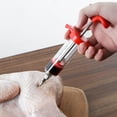 thumbnail image 3 of Meat Injector Syringe - 3 Marinade Injector Needles for BBQ Grill, Premium Porta, 3 of 5