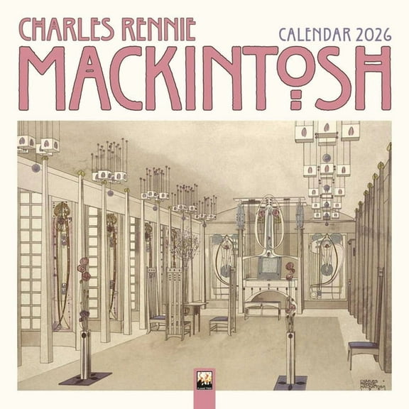 Charles Rennie Mackintosh Wall Calendar 2026 (Art Calendar), (Paperback)