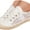 white, variant on Women's Lightweight Walking shoes- Mesh canvas flat shoes & Lace breathable shoes