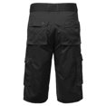 thumbnail image 2 of FashionOutfit Men's Basic Solid Detachable Dring Belted Cargo Shorts, 2 of 3