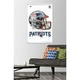 thumbnail image 3 of NFL New England Patriots - Drip Helmet 20 Wall Poster with Wooden Magnetic Frame, 22.37" x 34", 3 of 5