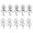 White, variant on 10 PCS Jellyfish Pendants Jellyfish Jewelry Making Accessories Jewelry Supplies Jellyfish Jewelry Charm for