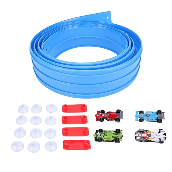 Pistas Flexibles Alimentadas Por Inercia Por Gravedad, Coches De Juguete Con Pista Flexible Enrollables, Aprendizaje STEM Para Niños