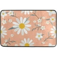thumbnail image 5 of FREEAMG Beautiful Daisy Flower Shower Curtain Set, with Rug and Shower Curtain, Waterproof and Durable, with Hooks, Bathroom Decoration, 60x72in, 5 of 7