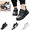 Black, variant on YOUYEDIAN Toddler Shoes Lightweight Comfortable Leather Walking Shoes Outdoor Non-Slip Athletic Sneakers(White,5 Big Kid)