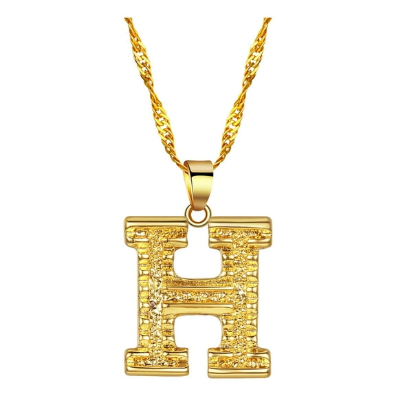 Jewelry VerPetridure Women Gift 26 English Letter Name Chain Pendant Necklaces Jewelry