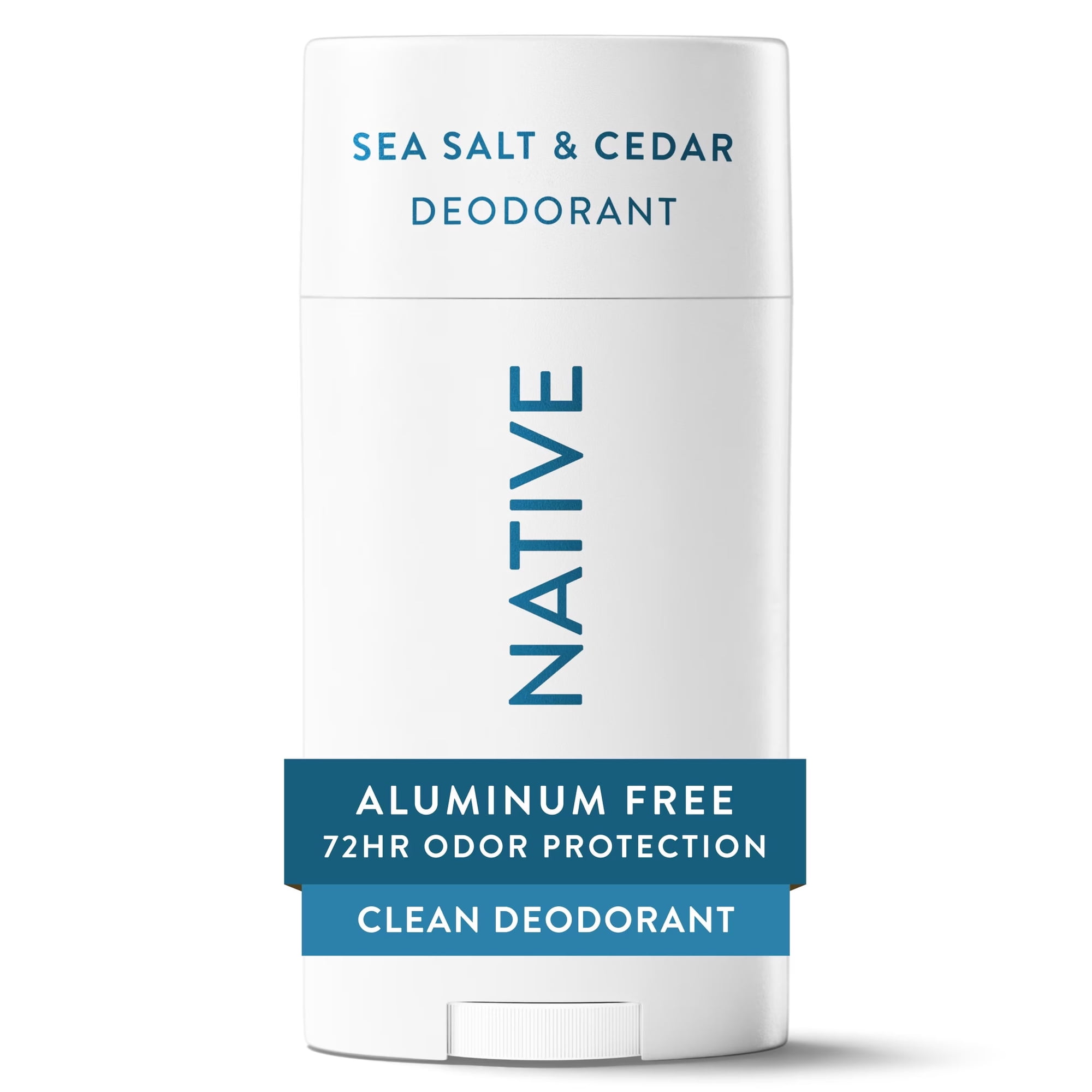 Native Deodorant for Women & Men, Aluminum Free, Sea Salt & Cedar, 2.65 oz