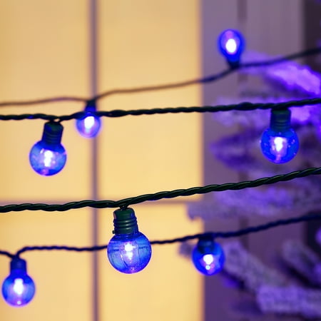 Holiday Time Indoor Outdoor Led Blue Super Bright G30 Lights 58 Holiday Time Indoor Outdoor Led Blue Super Bright G30 Lights 58 100 Count Com