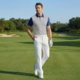 thumbnail image 5 of Trgacdwlo Color Block Men Polo Shirts Lightweight Quick Dry Short Sleeve Shirt for Men Summer Athletic Gym Golf Polo Shirt Men Gray XXXL, 5 of 8