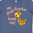 thumbnail image 4 of Inktastic My Great Grandma Loves Me- Cute Giraffe Boys or Girls Baby T-Shirt, 4 of 5