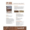DeckWise Ipe Seal Hardwood Endgrain Sealant, 1 Qt Can